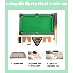 Bàn Bi-a chân cao 2771(4 bộ/thùng)