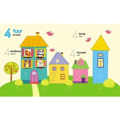 Bộ sách viết xóa song ngữ đầu tiên cho bé (bộ 4 cuốn tặng kèm 2 bút có đầu xóa)
