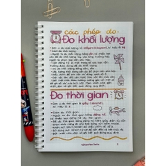 Bộ sổ tay công thức (Takenote) các môn toán, tiếng việt, tiếng Anh, Lý, Hóa, Sinh từ lớp 2 đến lớp 12