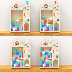 Xếp gạch hình ngôi nhà Tetris ELSFK