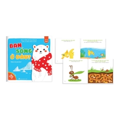 Bộ ehon cùng con khám phá thế giới động vật (song ngữ Anh - Việt) Bộ 8 cuốn