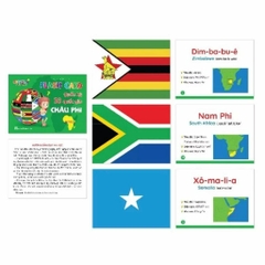 Flash card quốc kỳ các quốc gia trên thế giới - HỘP VÀNG