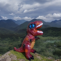 Mô hình khủng long nhựa T-REX bằng cao su mềm 022-7(12 bộ/thùng)