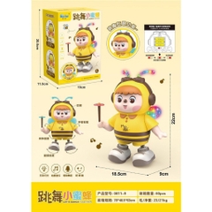 Chú Ong cầm hoa nhảy múa 373-67A / 0811-8(60 bộ/thùng)