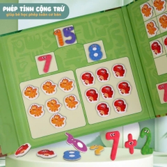 Sách nam châm chữ cái và số đếm OM-236
Sách nam châm chữ cái mã QM-537(40 bộ/thùng)