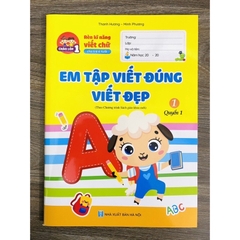 Em tập viết đúng, viết đẹp 3 cuốn