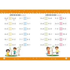 Sách toán tư duy cho bé 5-7 tuổi, 128 trang