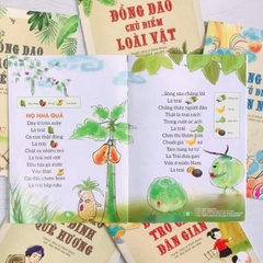 Bộ đồng dao theo chủ điểm - Tư duy hình ảnh 6 cuốn
