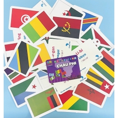 Bộ flash card quốc kỳ các nước bản mới