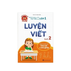 Bộ 3 quyển luyện viết - Hành trang cho bé vào lớp 1