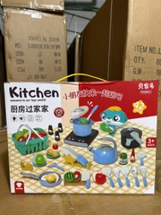 Bộ nấu ăn 45PCS Hồng/Xanh mã NX219-6B