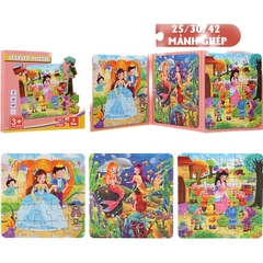Xếp Hình nam Châm Puzzle tranh ghép 3in1 (40 bộ/thùng)