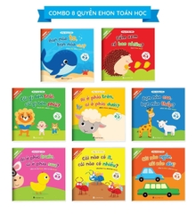 Bộ ehon toán học đầu đời cho bé từ 0-3 tuổi (bộ 8 cuốn)