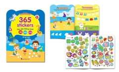 Bộ sách 365 sticker bóc dán thông minh 6 cuốn