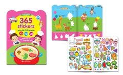 Bộ sách 365 sticker bóc dán thông minh 6 cuốn