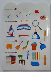 Set 6 cuốn sách bóc dán thông minh cho bé
