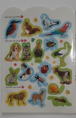 Set 6 cuốn sách bóc dán thông minh cho bé
