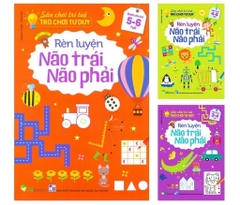 Rèn luyện não trái, não phải cho bé từ 3-6 tuổi ( Bộ 3 cuốn)