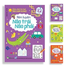 Rèn luyện não trái, não phải cho bé từ 3-6 tuổi ( Bộ 3 cuốn)