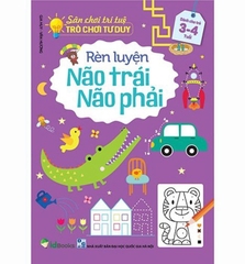 Rèn luyện não trái, não phải cho bé từ 3-6 tuổi ( Bộ 3 cuốn)