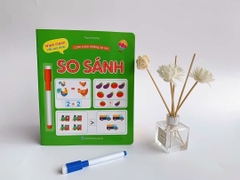 Bộ làm toán không sợ sai 4 cuốn tặng kèm 2 bút có đầu xóa