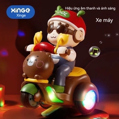 Xe máy gấu có đèn nhạc 8811-2(60 bộ/thùng)