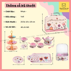 Vali trà bánh 2 7675-2A(48 bộ/thùng)