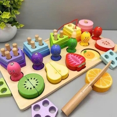 3in1 trái cây, thả hình, câu cá YLG