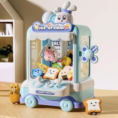 xe gắp thú thỏ Xanh/Hồng/Vàng 1026-68