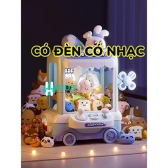 xe gắp thú thỏ Xanh/Hồng/Vàng 1026-68