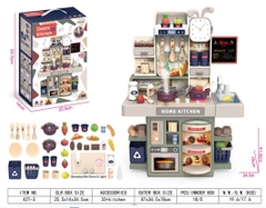 Bếp 42cm màu hồng/xanh mã 42T-4