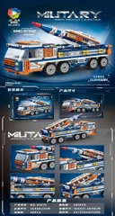 Lego lắp ghép Xe phóng tên lửa - 48