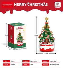 Hộp nhạc lego Cây thông noel (Xanh) 418psc - 24