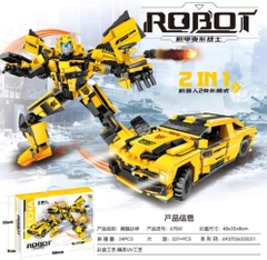 Lắp ráp biến hình robot 2in1 527pcs mã 67061