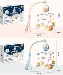 Đồ chơi treo nôi XANH,HỒNG mã R001/R002