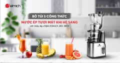 Bỏ túi 5 công thức nước ép tươi mát khi hè sang với máy ép chậm Elmich JEE-3898