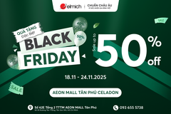 [ELMICH x AEON MALL TÂN PHÚ CELADON] BLACK FRIDAY - ĐẠI TIỆC SALE ĐỈNH NÓC