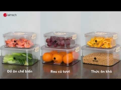 Hộp đựng thực phẩm hút chân không Elmich: Giữ thực phẩm tươi ngon, bảo toàn vitamin và dưỡng chất