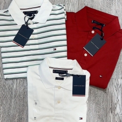 Áo Polo Tommy White/Green