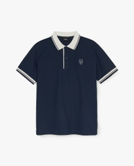 Áo MLB Polo Basic Block Comfortable Navy 3APQB0253