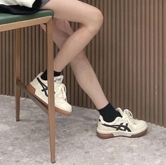 Giày Asics Court Cream Black Gum