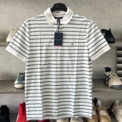 Áo Polo Tommy White/Green