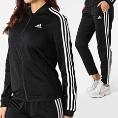 Bộ Thể Thao adidas Nữ Essentials 3-Stripes Track Suit Black GM5534