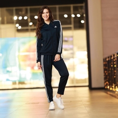 Bộ Thể Thao adidas Nữ Essentials 3-Stripes Track Suit Black GM5534
