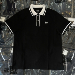 Áo New Era Polo Đen Viền Trắng 13365841