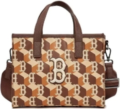 Túi MLB Tote Begie B Brown 3AORS022NK0001