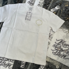 Áo Maria Ge De Bien Trắng Chữ Vàng