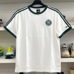 Áo New Era Trắng bo Xanh lá