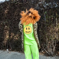 Áo DREW HOUSE T-SHIRT MASCOT GREEN NEON