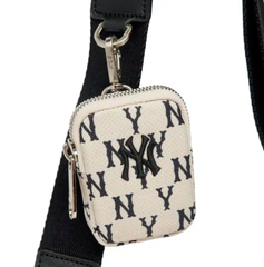 Túi Đeo Chéo MLB Monogram Mini New York Yankees - Trắng